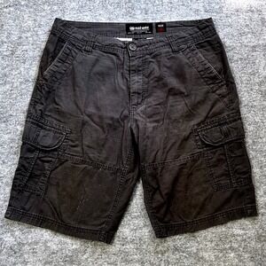 Ecko Unltd. Men's 32 Brown Cargo Shorts Cotton Canvas Utility Outdoor Workwear